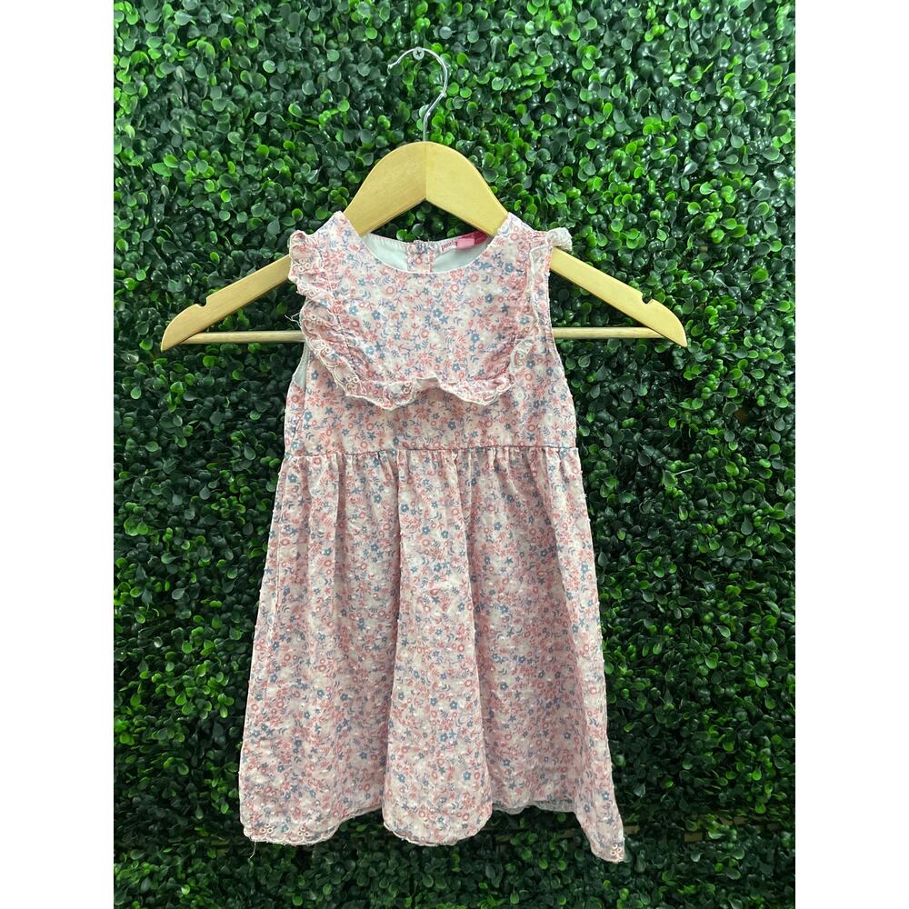 Penelope Mack, Girls Floral Pink Dress, Size 4T